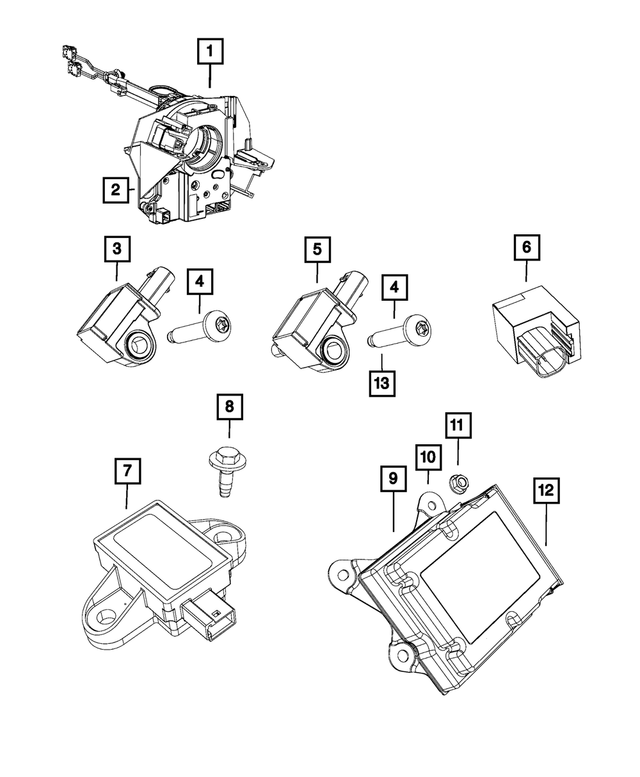 5109184AD - Restraints: Occupant Restraint Module Bracket for Mopar Image image