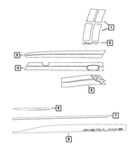 1LW72SW1AA - Exterior Ornamentation: Hood Decal, Right for Dodge: Challenger Image