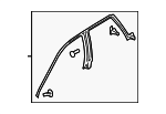 63521AG11A - : Roof Weather-Strip Drivers Side for Subaru Image