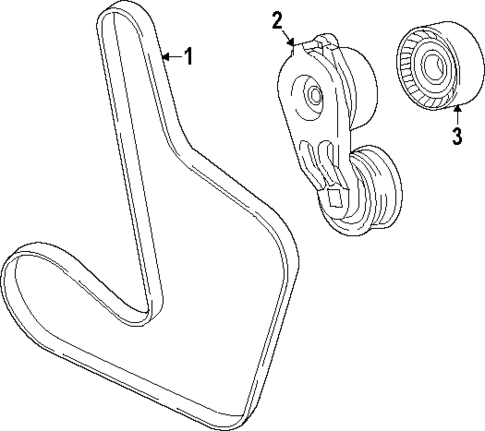 Belts & Pulleys for 2017 Chrysler Pacifica #0