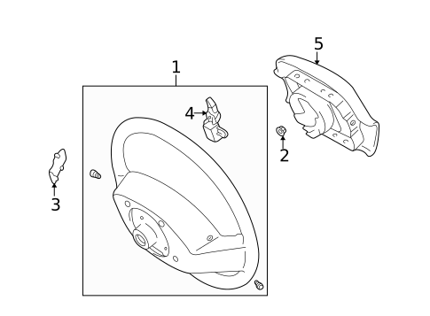 Steering Wheel & Trim for 1998 Toyota 4Runner #0