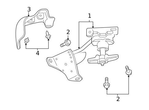 Spare Tire Carrier for 2006 Saab 9-7x #0