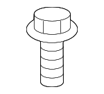957010601608 - Body: Center Duct Bolt for Honda: Accord, Civic, Clarity, CR-V, CR-Z, Crosstour, Element, Fit, HR-V, Insight, Odyssey, Passport, Pilot, Ridgeline, S2000 Image