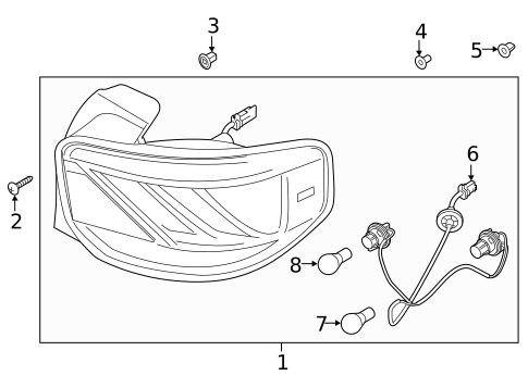 Bulbs - Chassis for 2021 Hyundai Venue #0