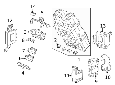 Electrical Components for 2016 Honda CR-Z #1