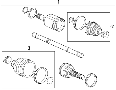 Drive Axles for 2025 Buick Encore GX #1