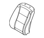 52107112933 - Body: Seat Back Cover for BMW: 525i, 525xi, 528i, 528i xDrive, 528xi, 530i, 530xi, 535i, 535i xDrive, 535xi, 545i, 550i, M5 Image