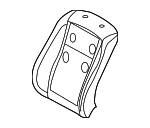 52107058568 - Body: Seat Back Pad for BMW: 525i, 525xi, 528i, 528i xDrive, 528xi, 530i, 530xi, 535i, 535i xDrive, 535xi, 545i, 550i, M5 Image