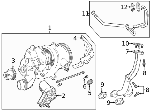 Turbo Charger for 2023 GMC Acadia #0