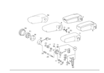 1249703330 - Front Seats: Folding Armrest for Mercedes-Benz Image