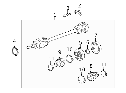 Drive Axles for 2008 Porsche 911 #0