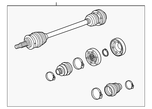 ９１２ 2006-2013 Porsche 911 Axle Assembly 997-349-038-03 | Sunset