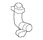 C2D30820 - Cooling System: Return Hose for Jaguar Image