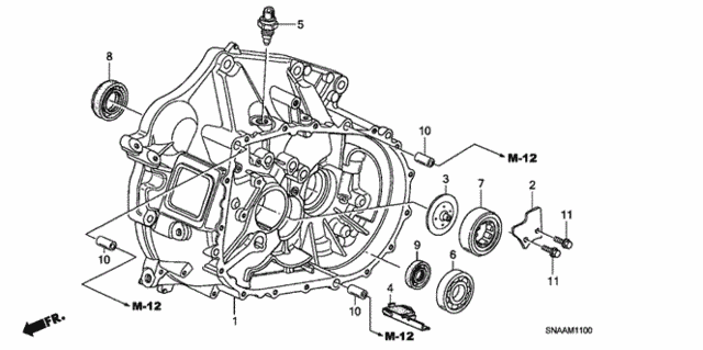 MT Clutch Case (2.0L) for 2009 Honda Civic #0