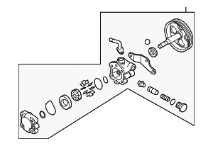 49110CF40A - : Power Steering Pump for INFINITI: G35 Image