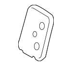 41218215401 - Body: Striker Lock Plate for BMW: 1 Series M, 128i, 135i, 135is, 323Ci, 323i, 325Ci, 325i, 325xi, 328Ci, 328i, 328i xDrive, 328xi, 330Ci, 330i, 330xi, 335d, 335i, 335i xDrive, 335is, 335xi, M3, X3, Z4 Image