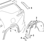 26604057 - : Molding for Chevrolet: Traverse Image