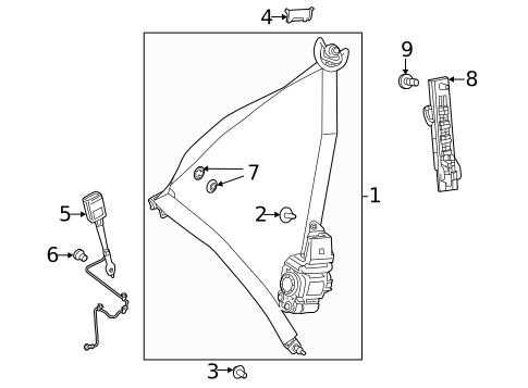 Front Seat Belts for 2021 Mercedes-Benz GLA35 AMG #0