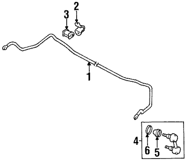 MB515245 - Suspension: Suspension Stabilizer Bar Bracket for Mopar Image