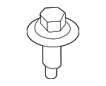 LR006025 - Electrical: Headlamp Assembly Screw for Land-Rover Image