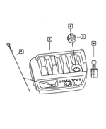 4891689AA - Engine 2.4L Four Cylinder: Engine Cover for Mopar Image