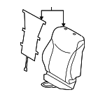 7107447130B0 - : Seat Back Cover for Toyota Image