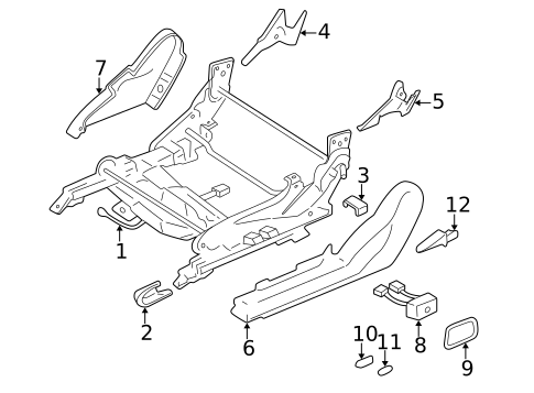Tracks & Components for 2002 Mitsubishi Eclipse #1