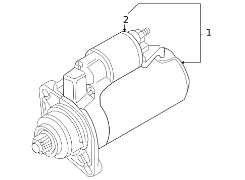 Starter for 2009 Audi TT Quattro #1