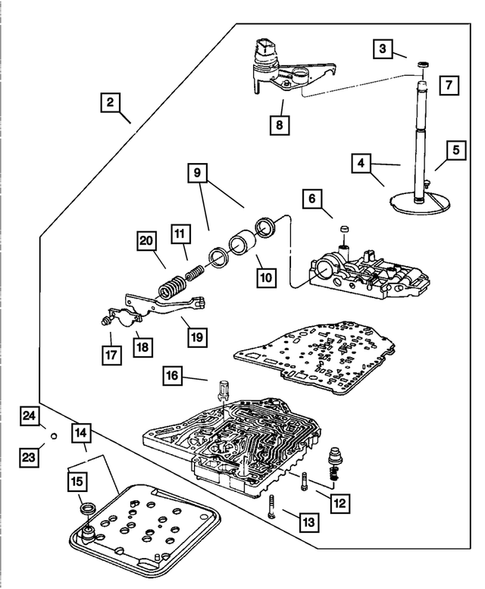 Valve Body for 2003 Dodge Caravan #0
