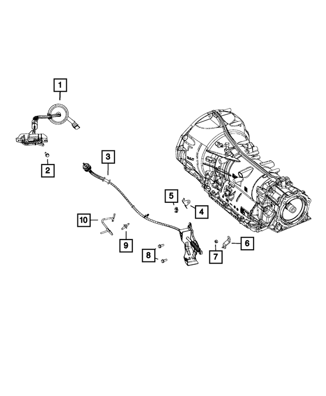 « 68433852AC – Transmission : Déverrouillage Manuel De La Position De Stationnement CÂble pour Mopar Image »