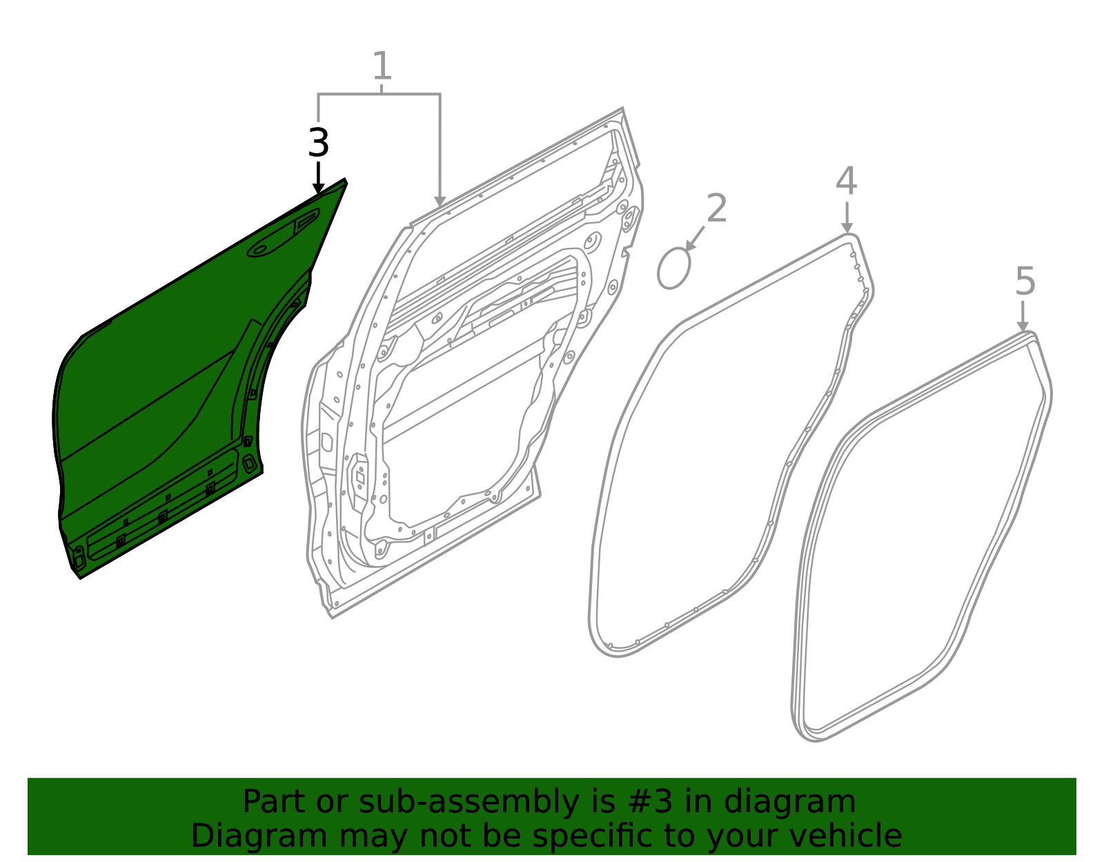 77111-P1000 - Outer Panel 2023-2026 Kia Sportage | Kia.Parts Store