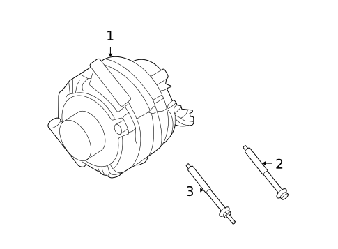 Alternator for 2007 Mercury Milan #0