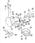 52104244AB - Automatic Transmission 3 Speed: Transmission Oil Filler Tube for Mopar Image
