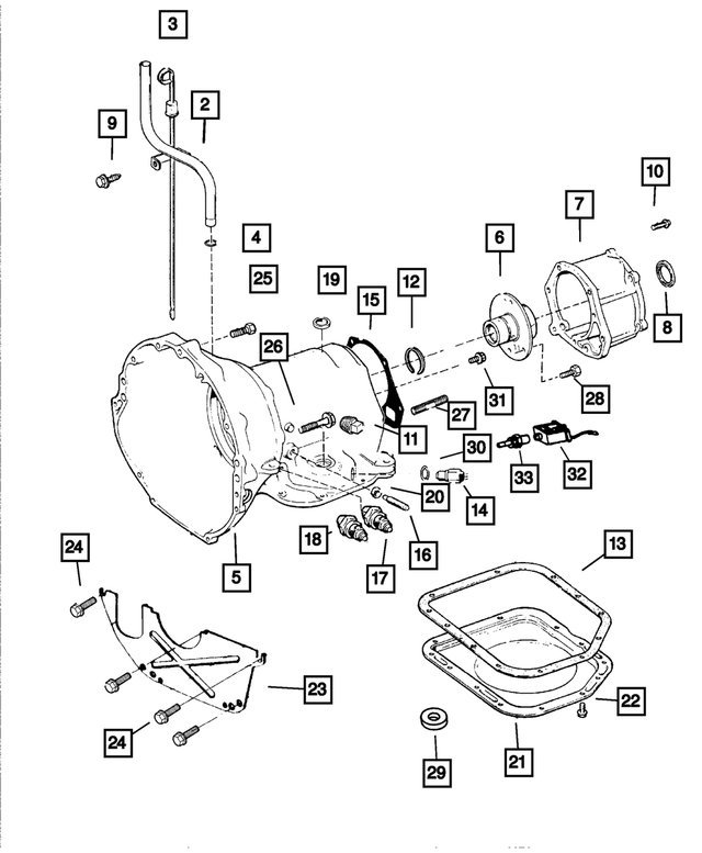 52104240AE - Automatic Transmission 3 Speed: Transmission Fluid Level Indicator for Mopar Image