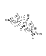 5XE81GTVAA - Interior Trim: Seat Shield, Right for Mopar Image
