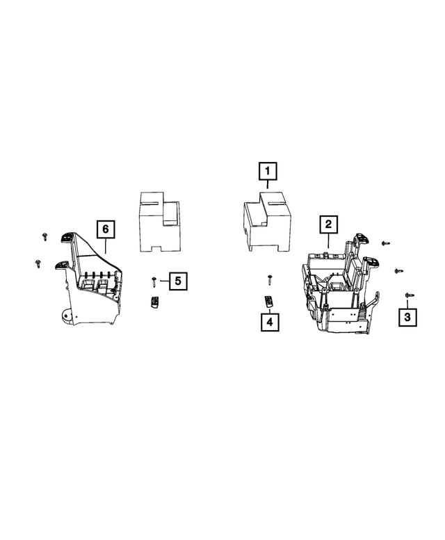 6512438AA - Electrical: Hex Flange Head Screw for Mopar Image