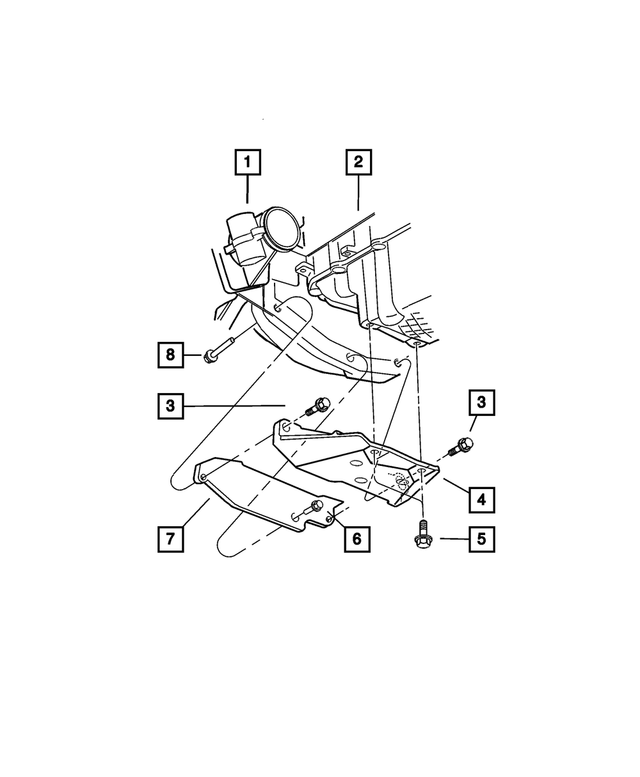 4891641AA - Automatic Transaxle 4 Speed: Structural Collar for Mopar Image