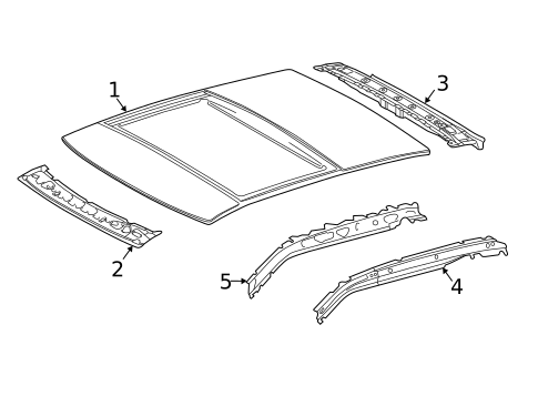 Roof & Components for 2014 Scion tC #0