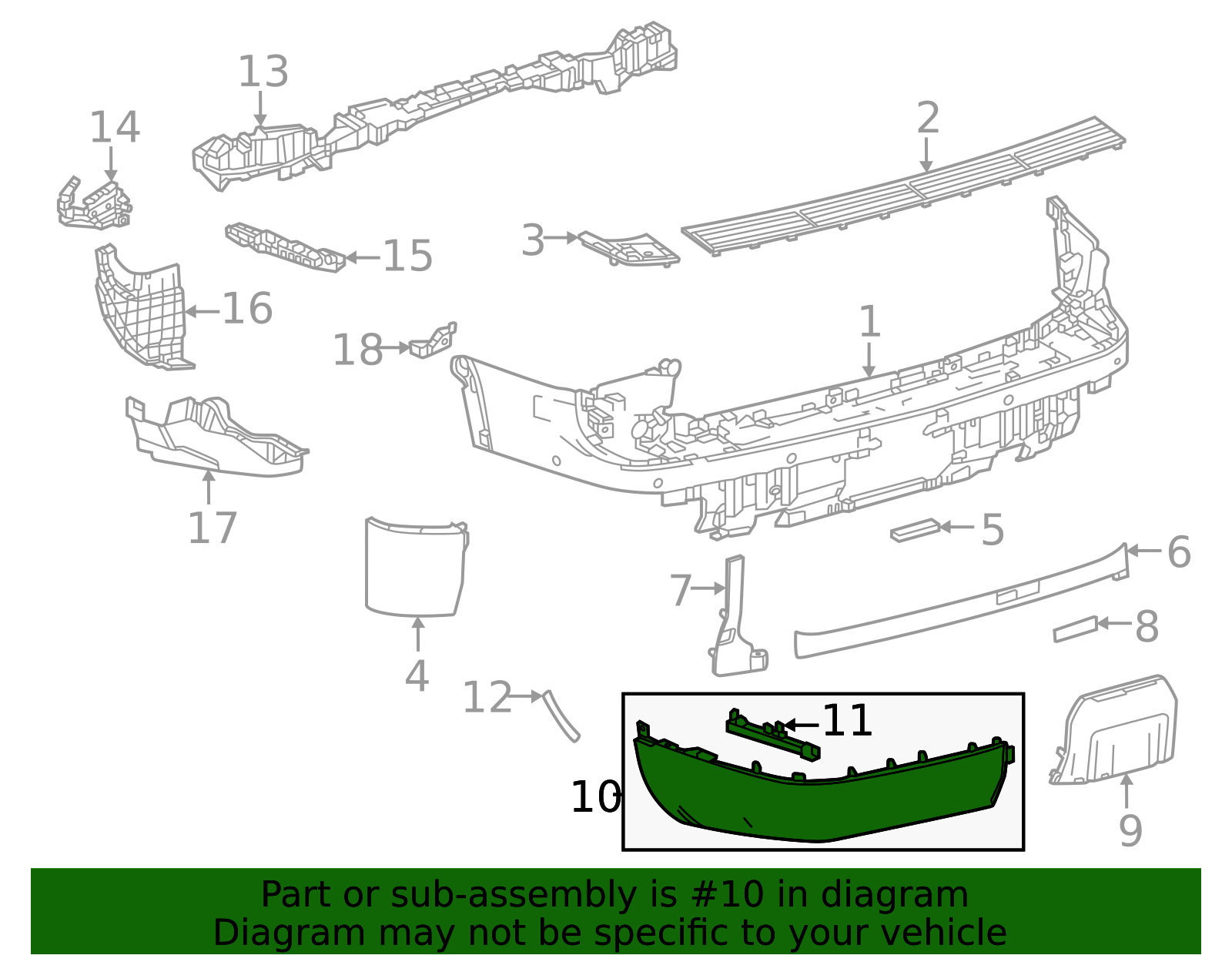 2024-2025 Lexus GX550 Extension Assembly 52162-60140 | OEM Parts