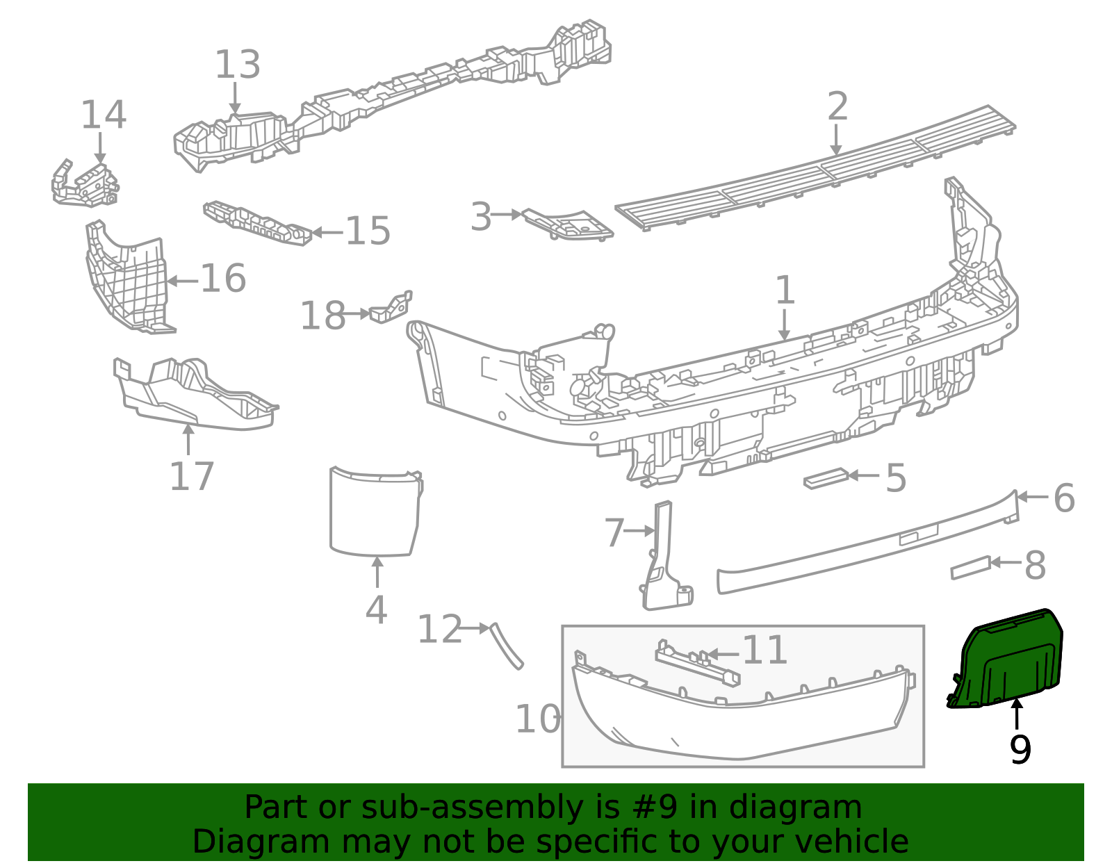 52105-60070 - Bumper Cover 2024-2025 Lexus GX550 | Longo Lexus Parts