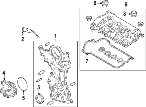 Valve & Timing Covers for 2024 Mazda 3 #0