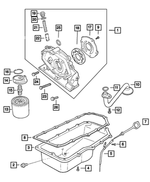 6101451 - Engine 2.0L Four Cylinder: Hex Head Screw And Washer for Mopar Image