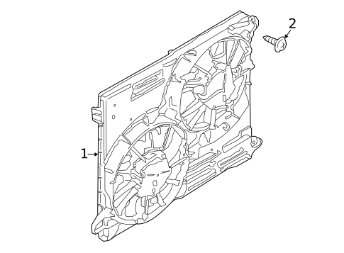 Cooling Fan, Clutch & Motor for 2017 Ford Edge #0