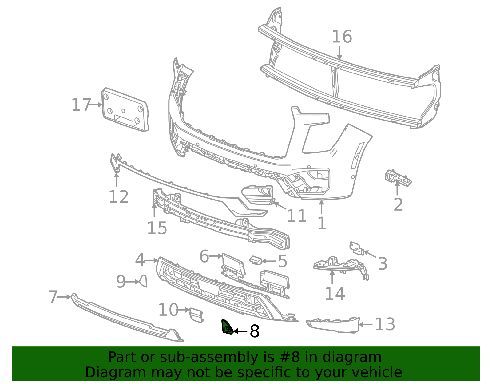 2025-2026 GMC Bezel 85547940 | OEM Parts Online