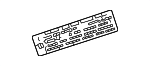 8K0010539C - Body: Info Label for Audi Image