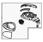 87610L2ED0 - : Mirror Assembly for Kia: K5 Image