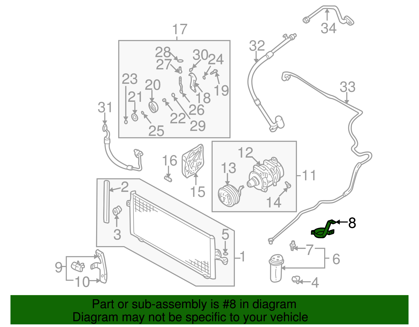 Pressure Sensor Bracket - Nissan (92135-2Y00A)