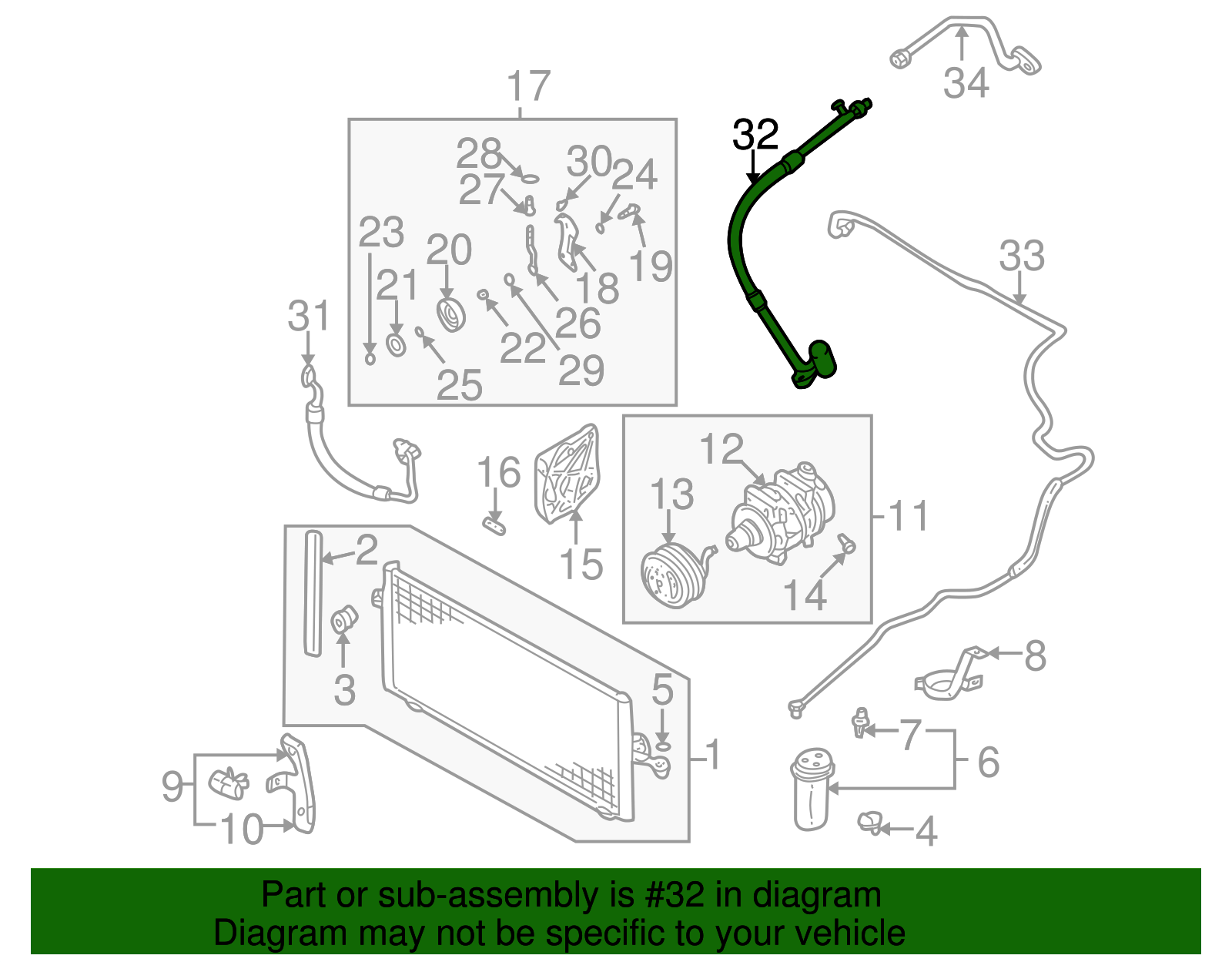 Pressure Hose - Nissan (92480-2Y900)