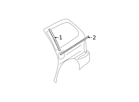 Exterior Trim - Side Panel for 2005 Kia Sedona #0