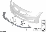 51118076049 - : Spoiler Front for BMW Image